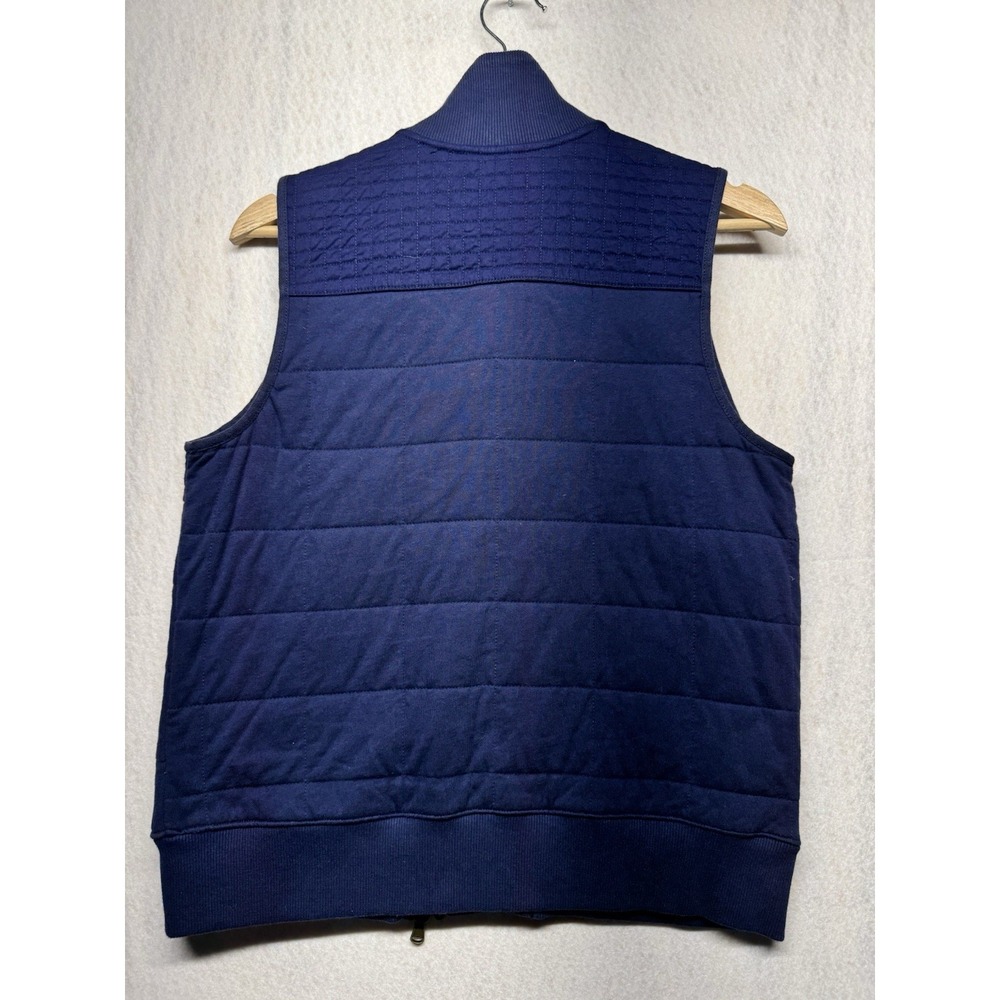 Lauren Ralph Lauren Quilted Vest Womens XS Navy Blue Full Zip Button - Picture 7 of 12